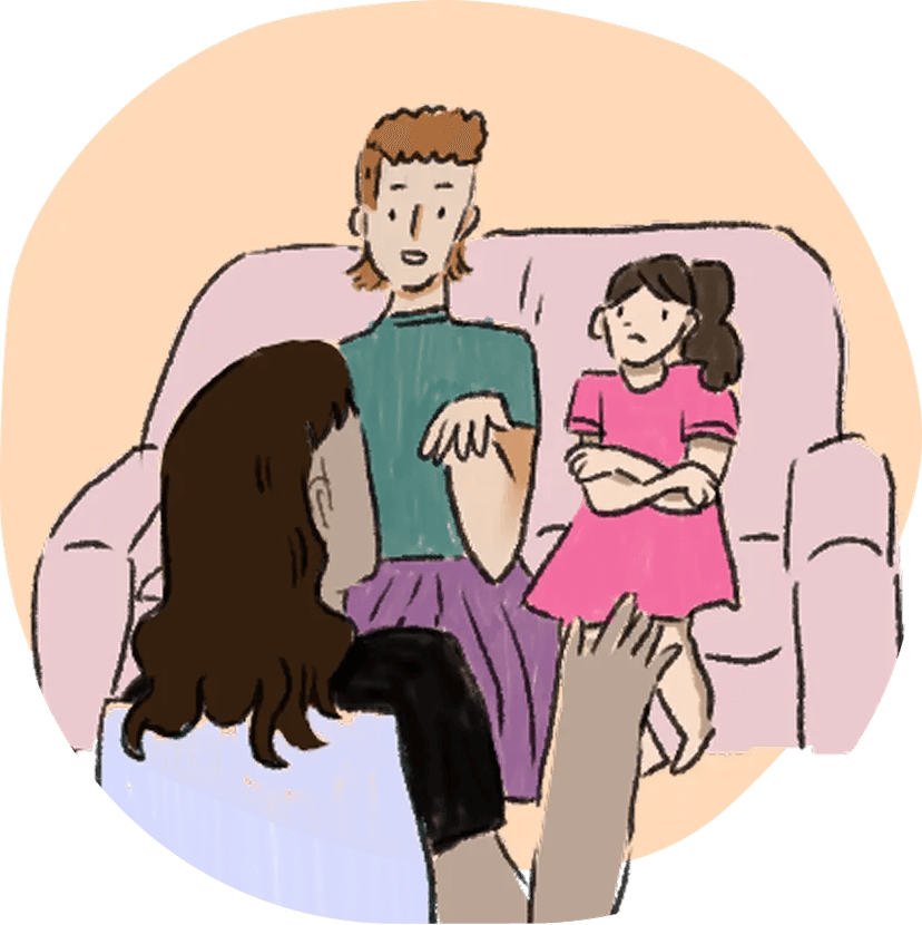 DDP informed sessions: Catered to families in adoption and special guardianship working around attachment through a dyadic model,  both in-person and/online. 