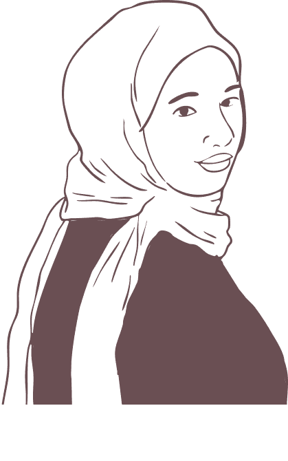 Illustration of a woman
